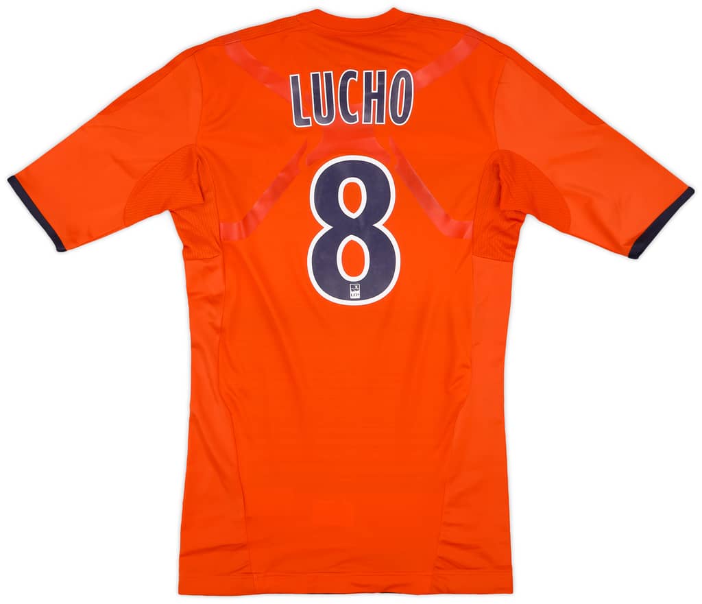 2011-12 Olympique Marseille Techfit Player Issue Third Shirt Lucho #8 (M)