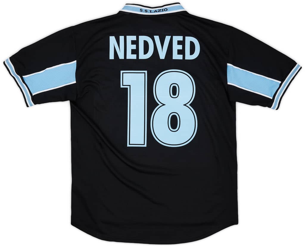 1998-99 Lazio Away Shirt Nedved #18 - 6/10 - (L)