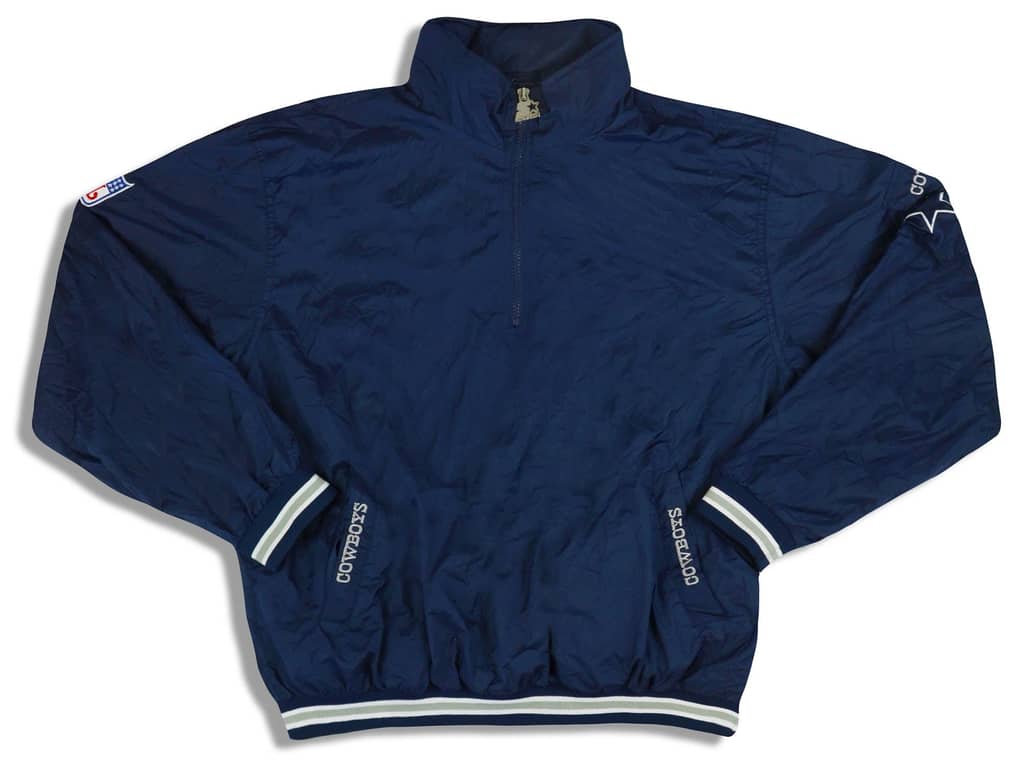 1990s Dallas Cowboys Starter Pullover Rain Jacket L