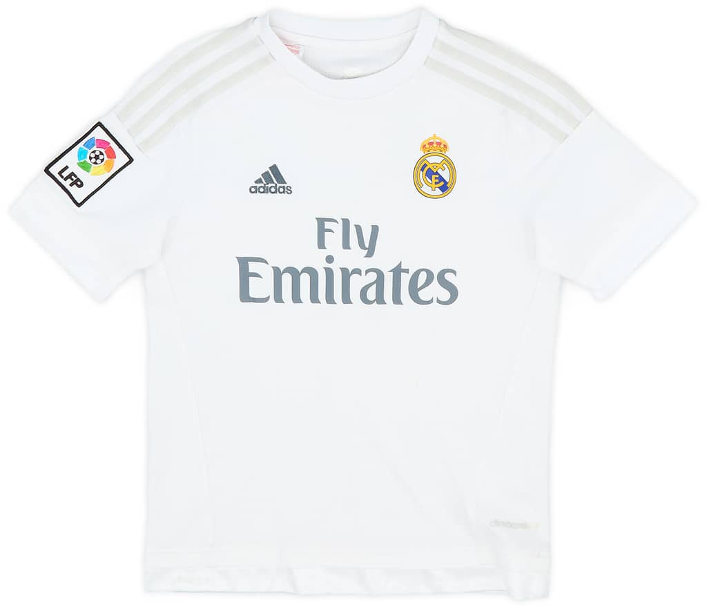 2015-16 Real Madrid Home Shirt - 7/10 - (M.Boys)