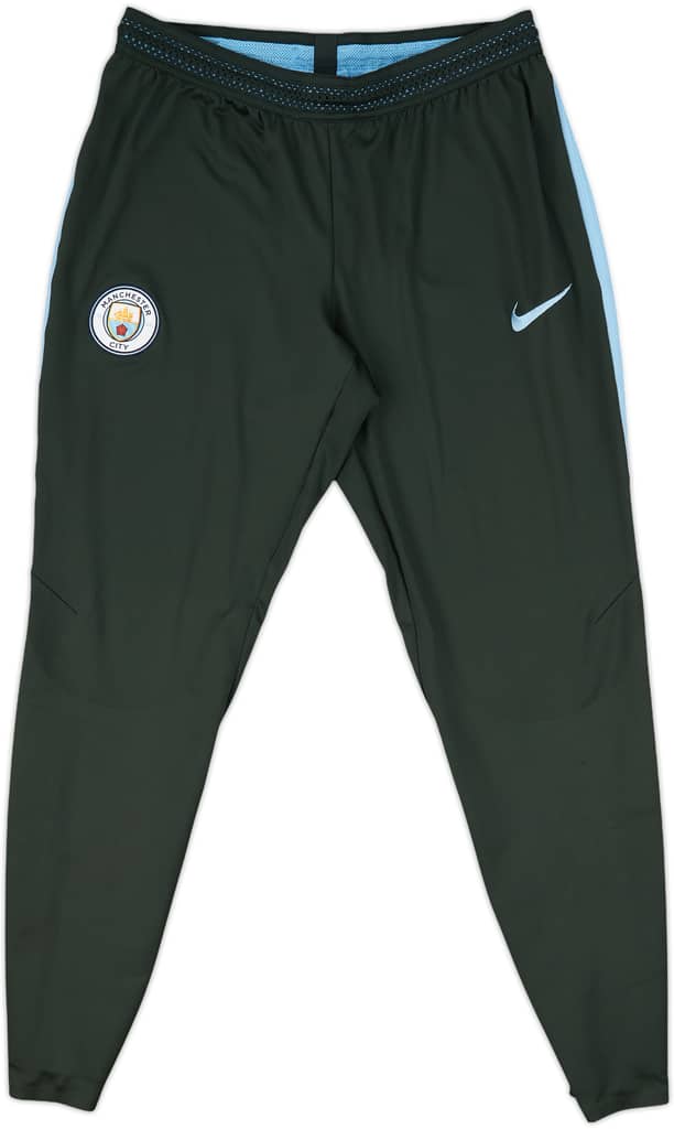2017-18 Manchester City Nike Track Pants/Bottoms - 8/10 - (M)