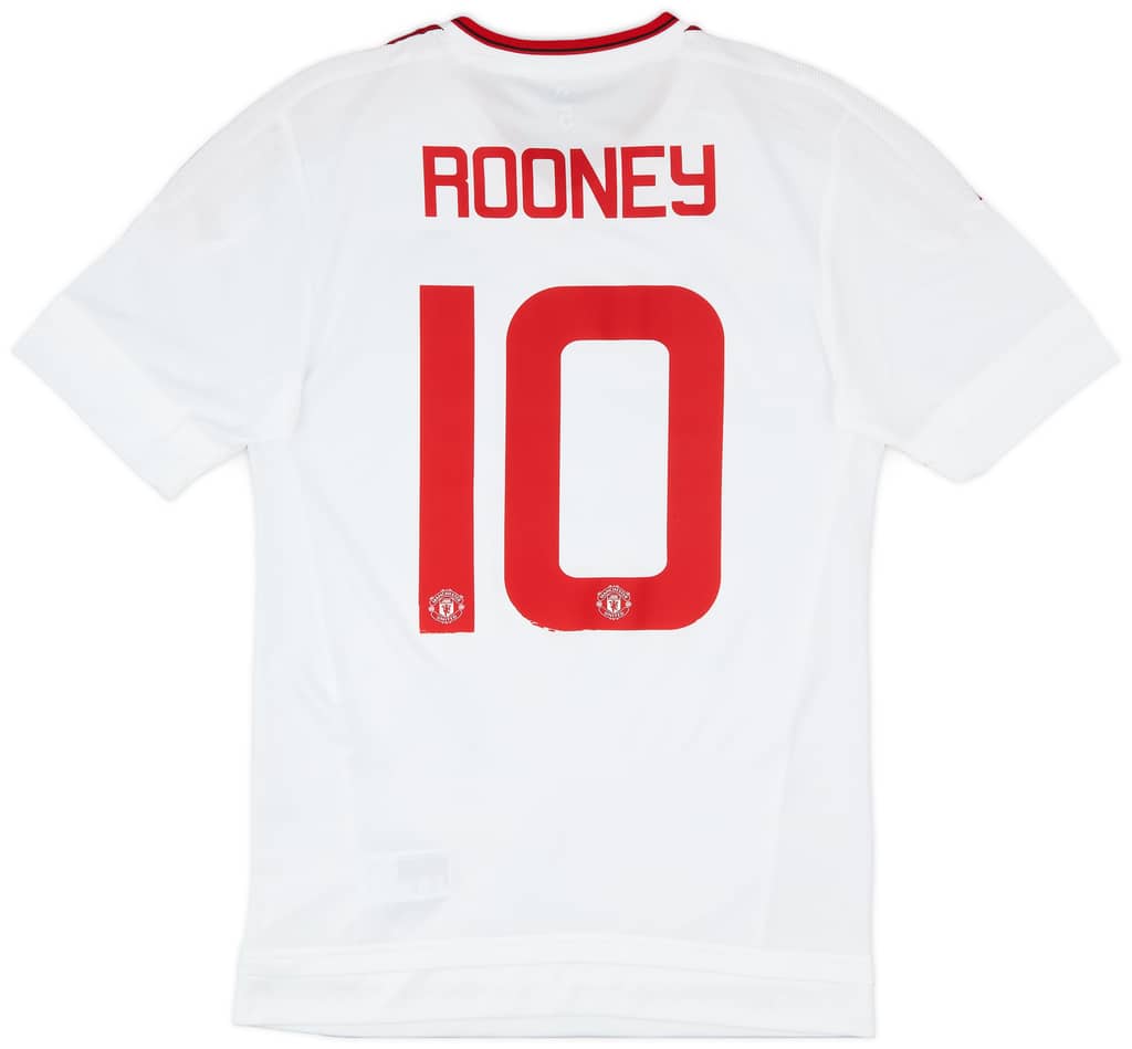 2015-16 Manchester United Player Issue Away Shirt Rooney #10 - 7/10 - (S/M)