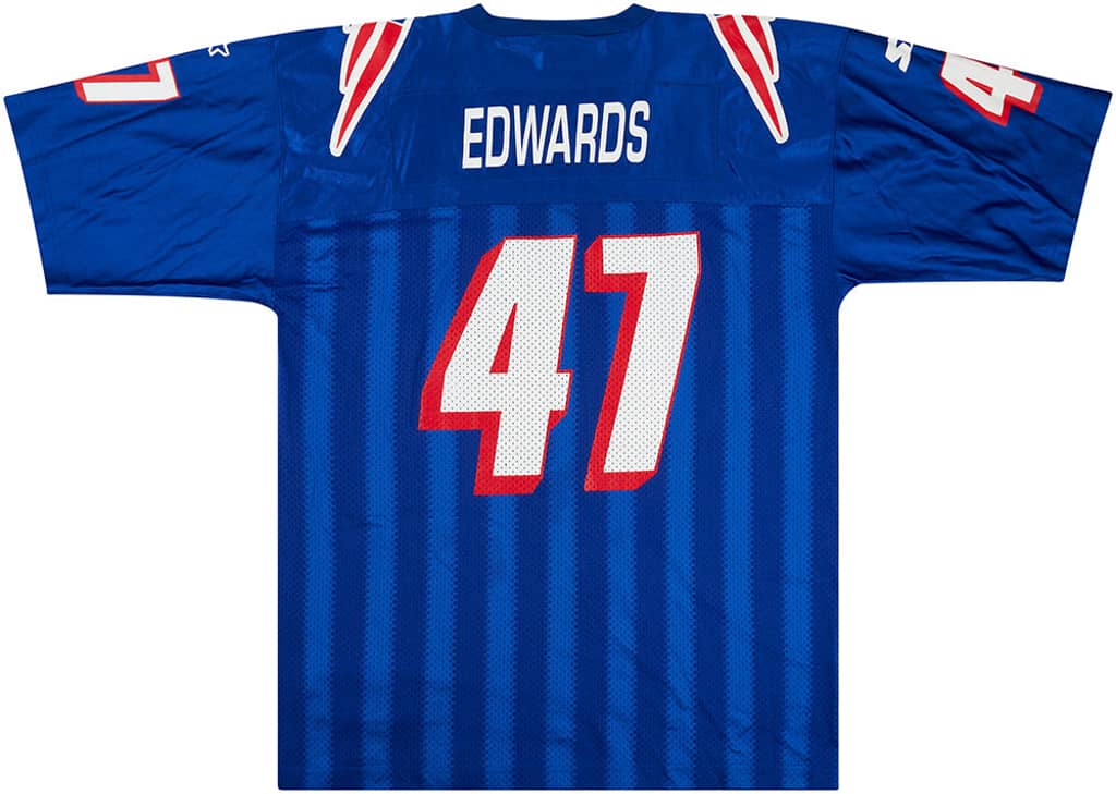 1998 New England Patriots Edwards #47 Starter Jersey (Home) XL