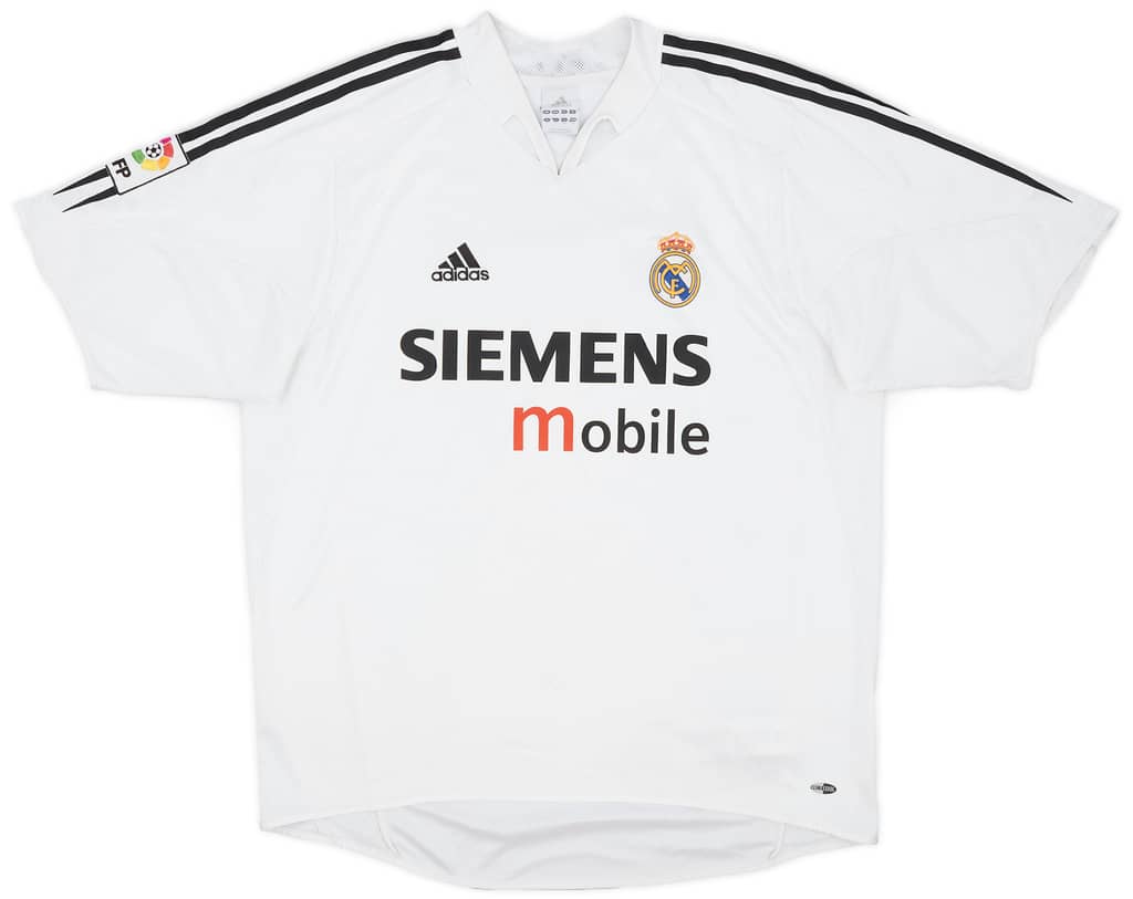 2004-05 Real Madrid Home Shirt Figo #10 - 5/10 - (L)