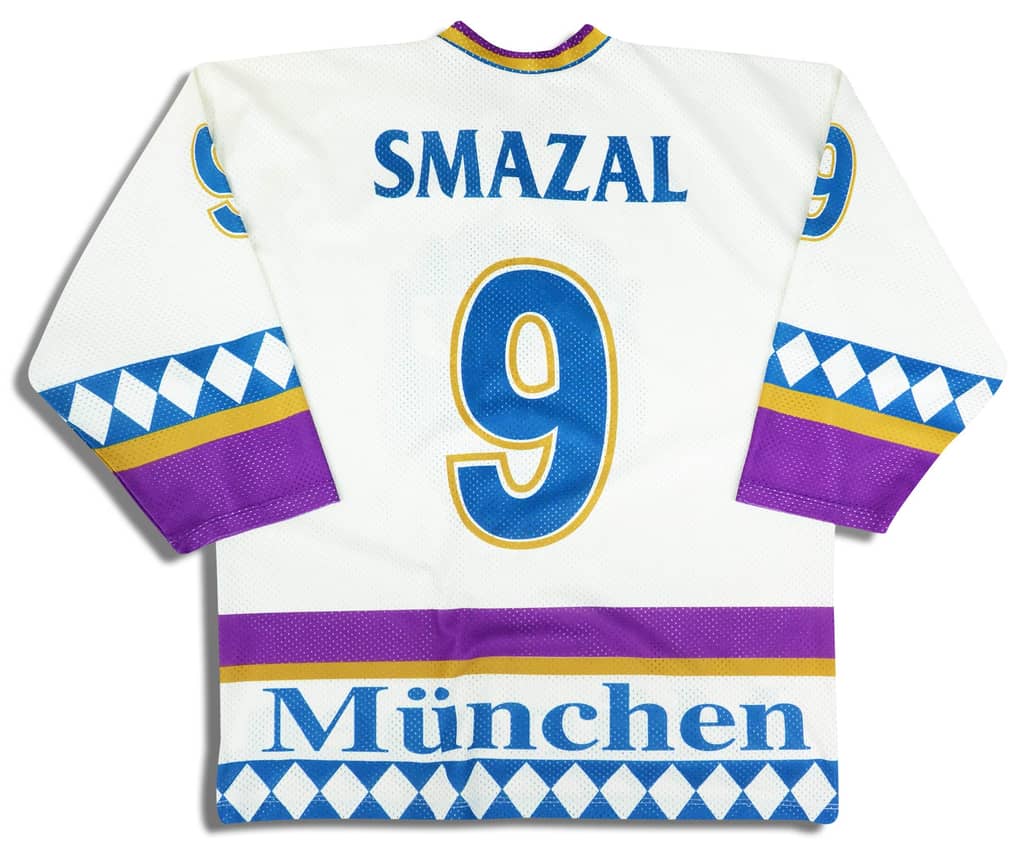 1999-00 Munich Barons Smazal #9 Jersey (Home) L