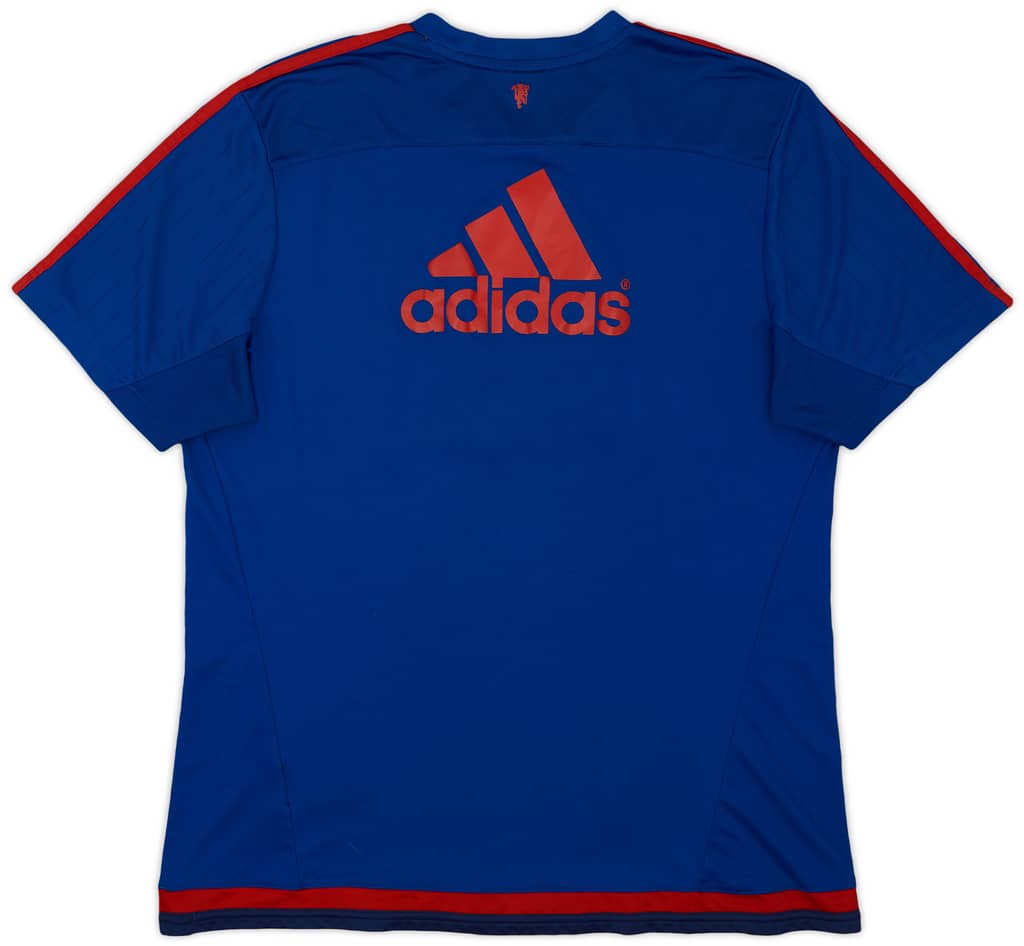 2015-16 Manchester United adizero Training Shirt - 8/10 - (XL)