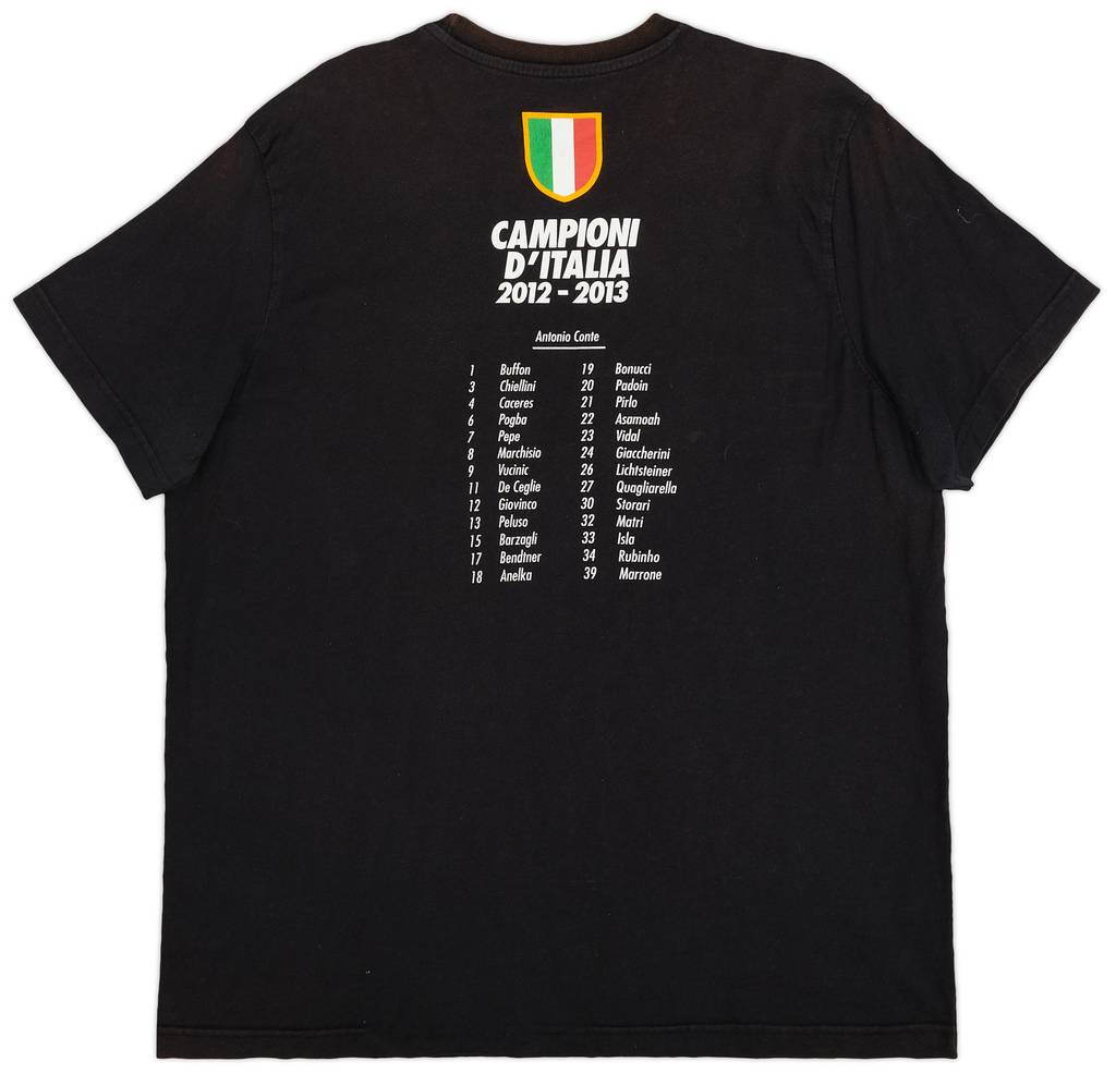 2012-13 Juventus Nike 'Campioni D'Italia' Graphic Tee - 7/10 - (XL)