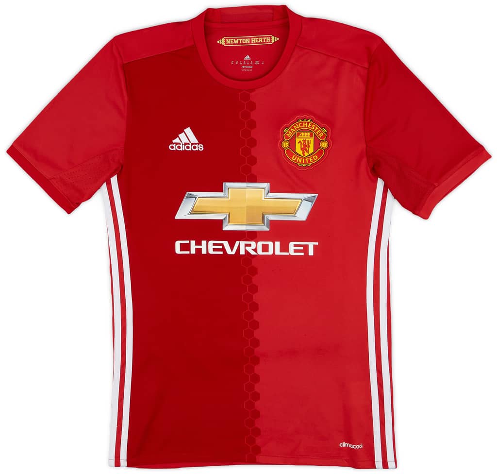 2016-17 Manchester United Home Shirt Ibrahimovic #9 - 8/10 - (XS)