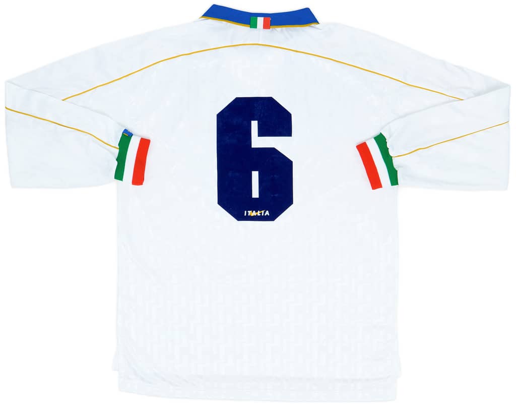 1994-96 Italy Match Issue Away L/S Shirt #6