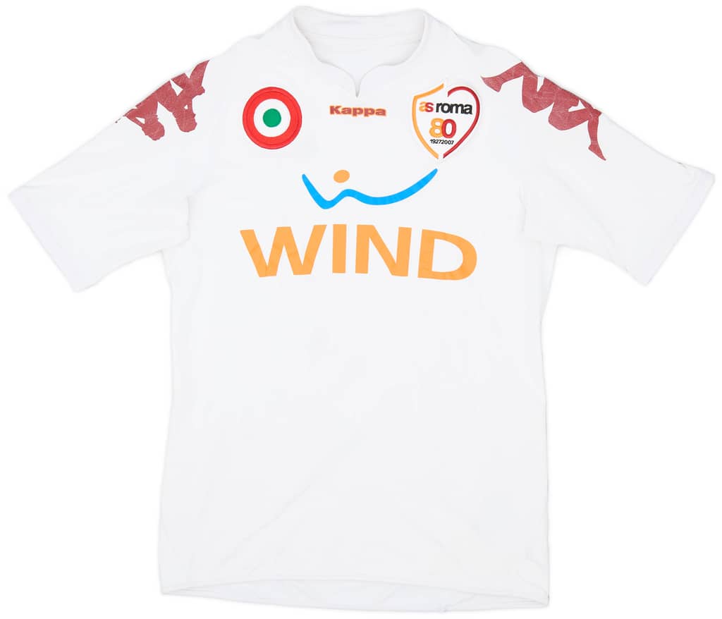 2007-08 Roma Away Shirt - 6/10 - (S)
