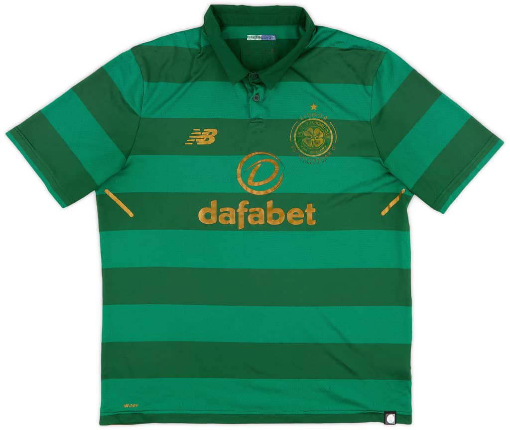 2017-18 Celtic 'Lisbon Lions 50th Anniversary' Away Shirt - 6/10 - (L)