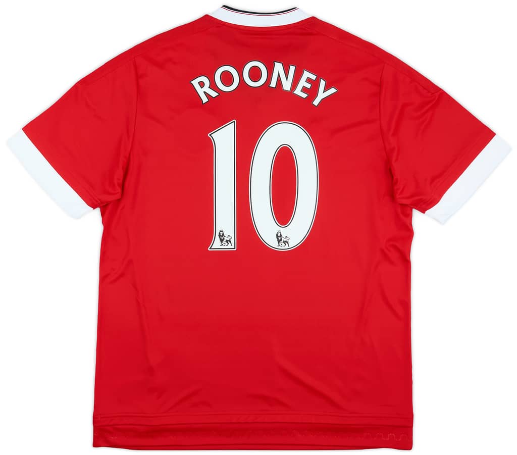 2015-16 Manchester United Home Shirt Rooney #10 (L)