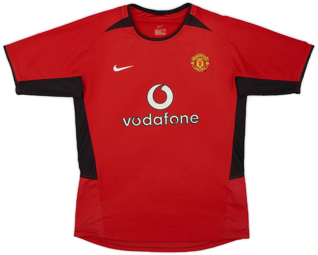 2002-04 Manchester United Home Shirt - 7/10 - (L.Boys)