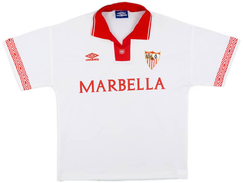 1994-95 Sevilla Home Shirt - 9/10 - (M)