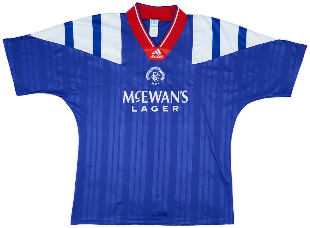 1992-94 Rangers Home Shirt - 8/10 - (XL)