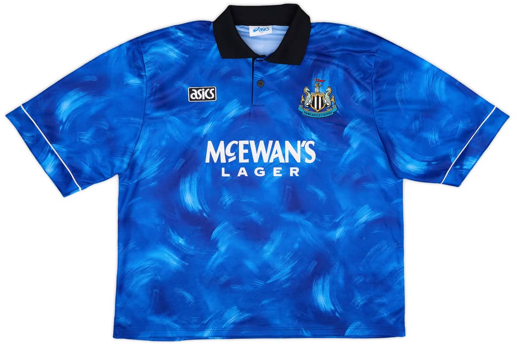 1993-95 Newcastle Away Shirt Albert #27 - 8/10 - (XXL)
