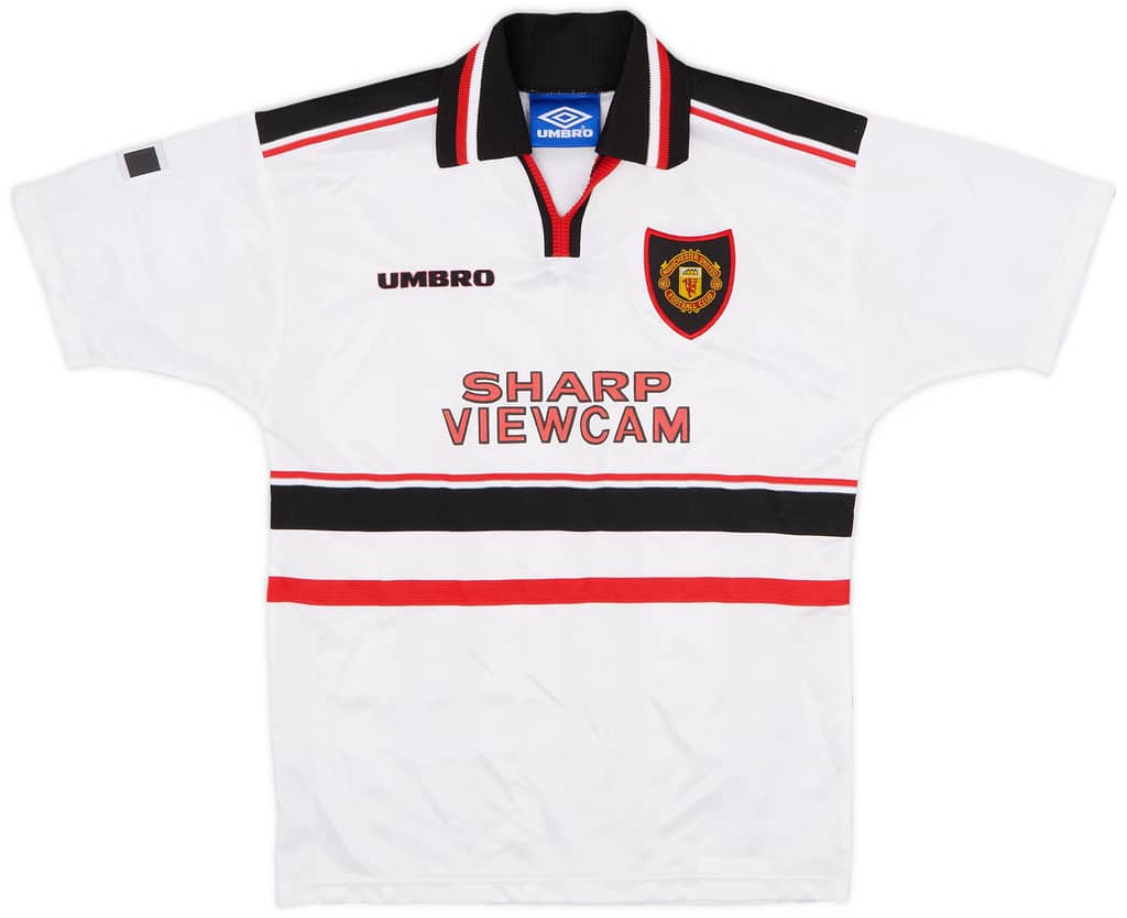 1997-99 Manchester United Away Shirt - 8/10 - (M.Boys)