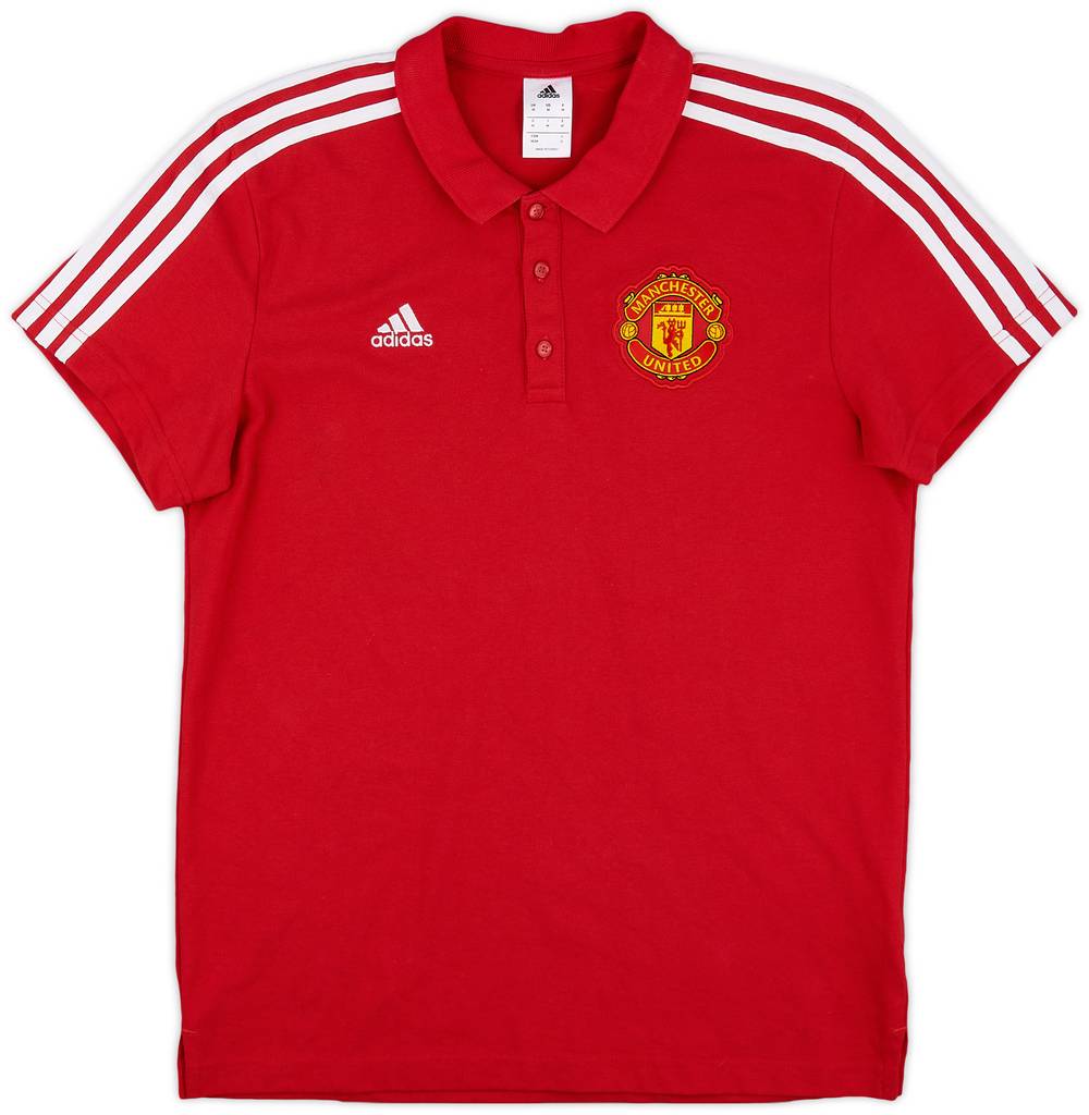 2016-17 Manchester United adidas Polo Shirt - 9/10 - (M)