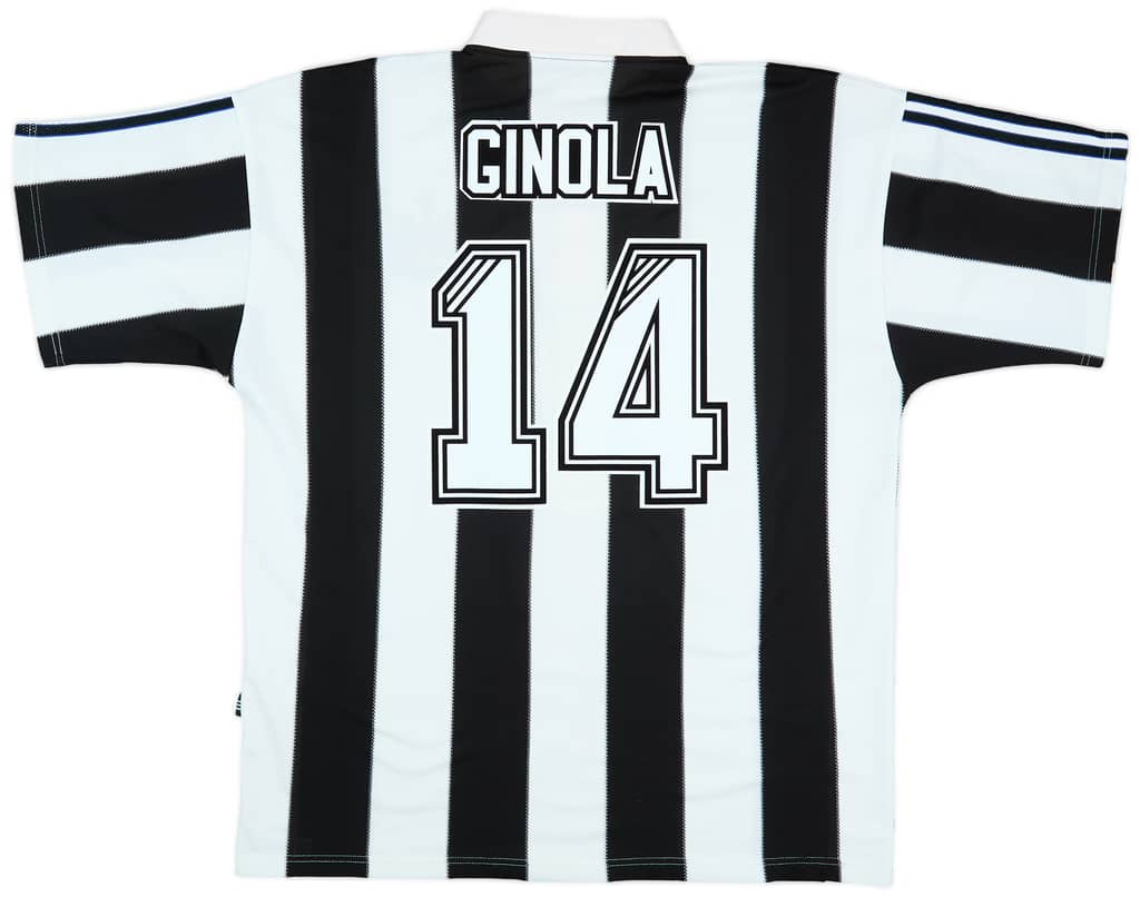 1995-97 Newcastle Home Shirt Ginola #14 - 6/10 - (XL)