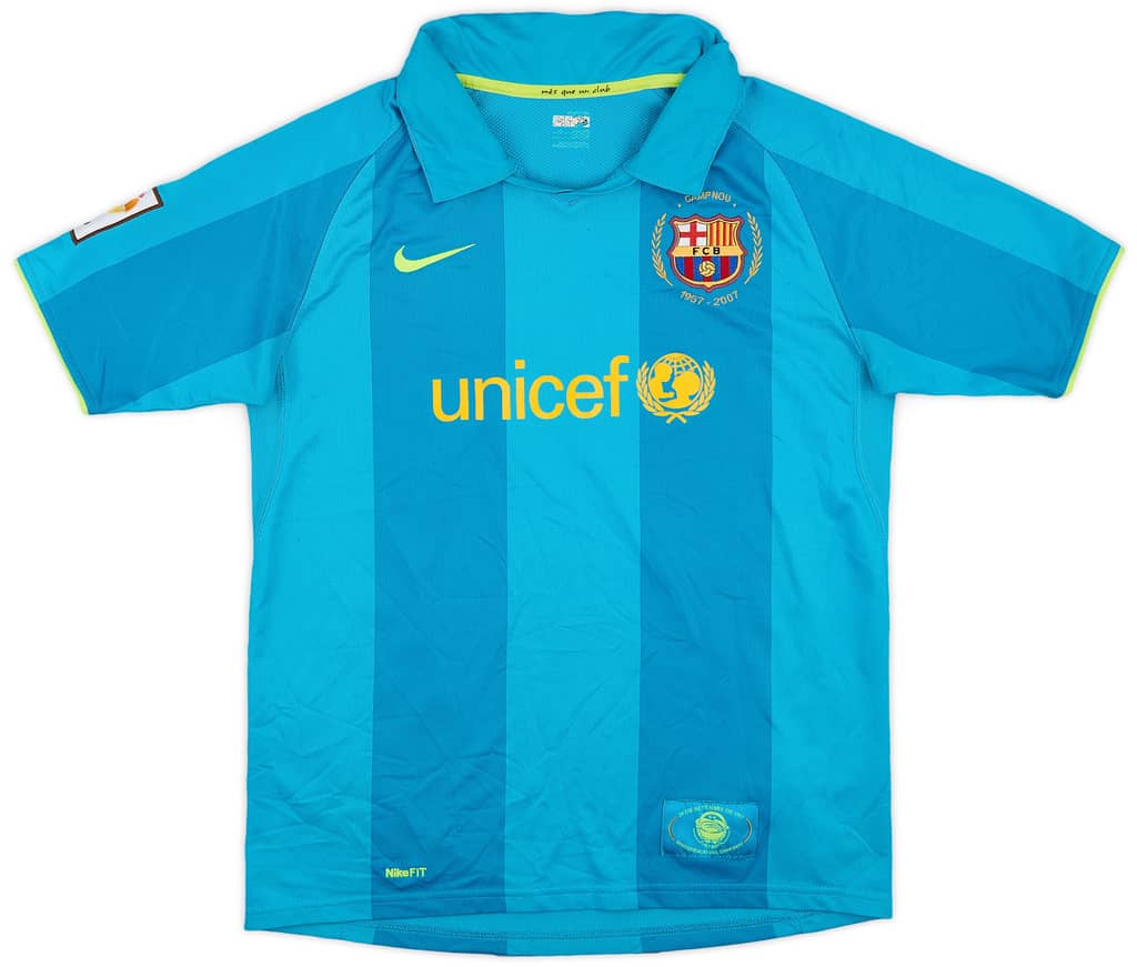 2007-09 Barcelona Away Shirt - 7/10 - (XL.Boys)