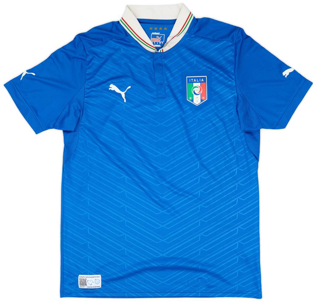 2012-13 Italy Home Shirt - 8/10 - (L)