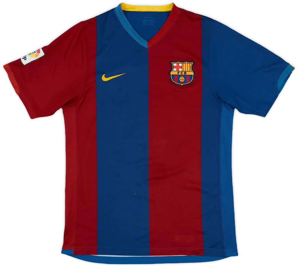 2006-07 Barcelona Home Shirt Messi #19 - 9/10 - (S)