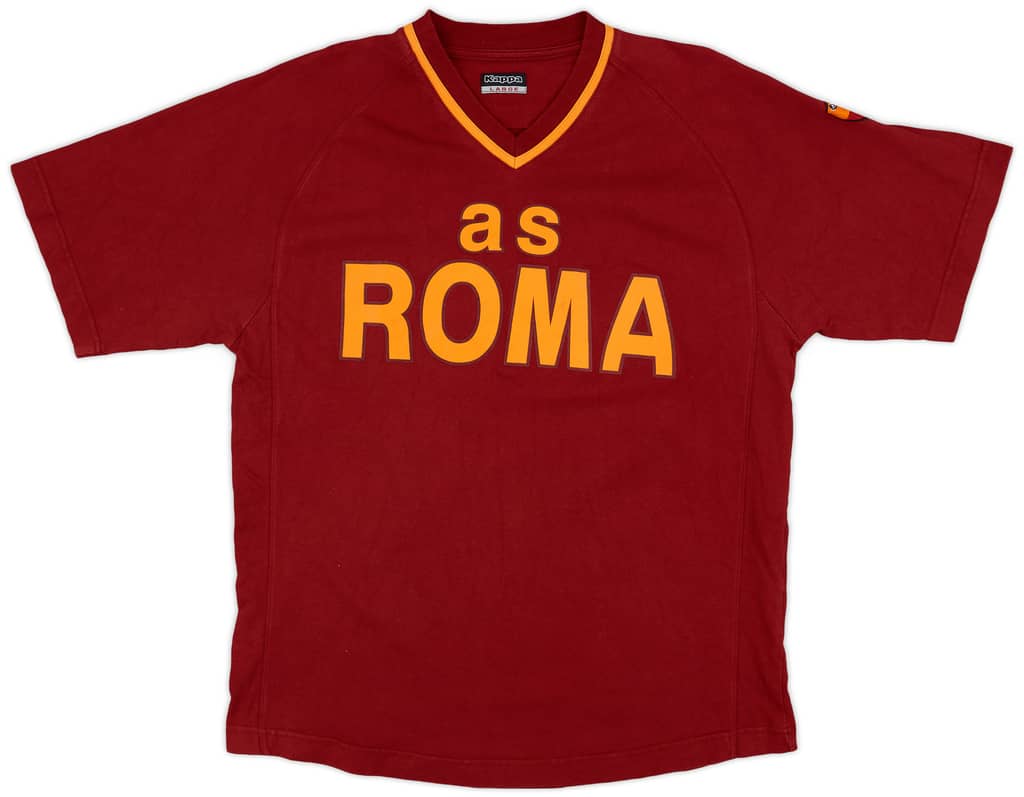 2009-10 Roma Kappa Cotton Tee - 6/10 - (L)