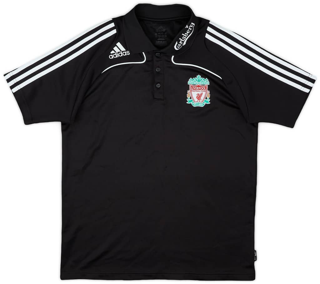 2008-09 Liverpool adidas Polo Shirt - 8/10 - (M)