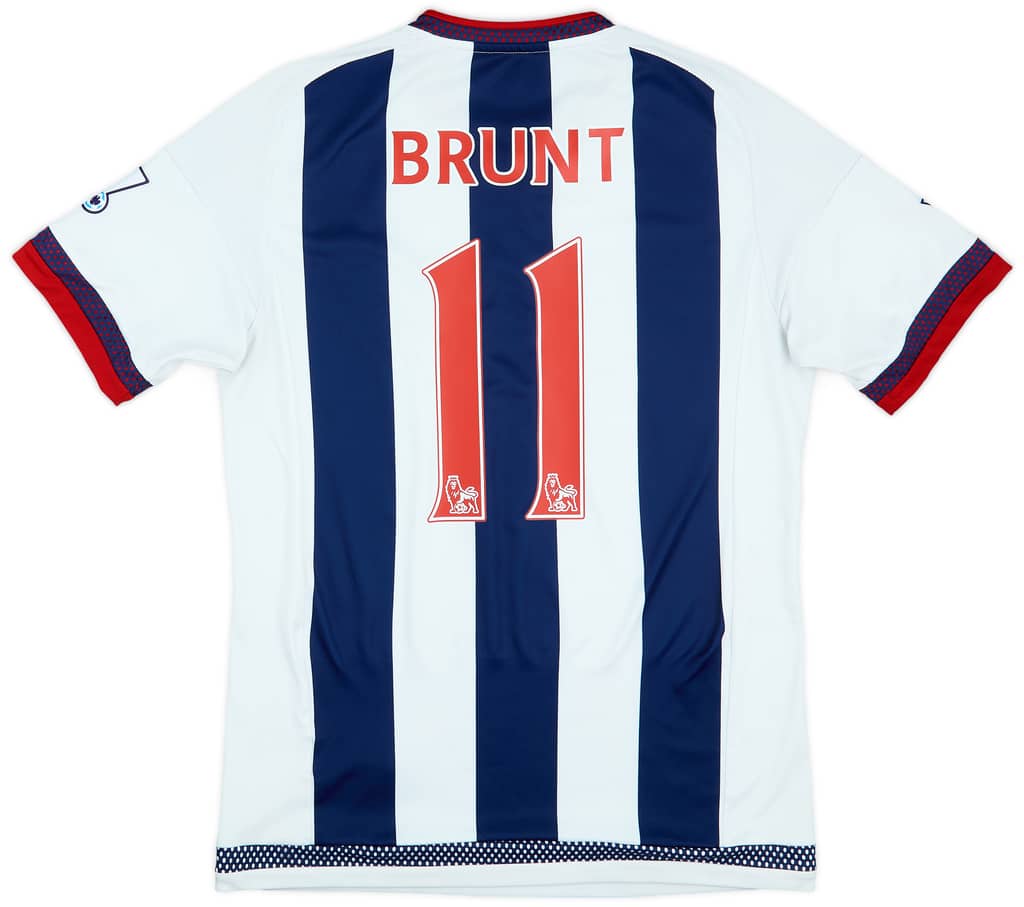 2015-16 West Brom Home Shirt Brunt #11 - 7/10 - (S)
