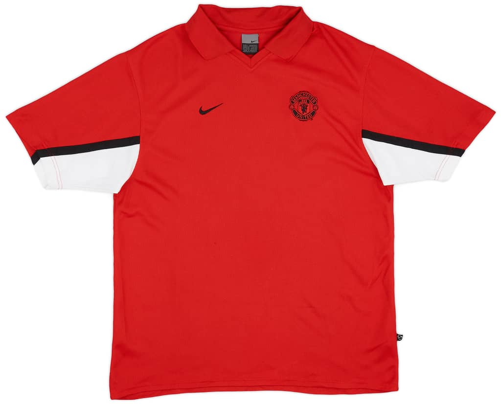 2003-04 Manchester United Nike Training Shirt - 8/10 - (L)