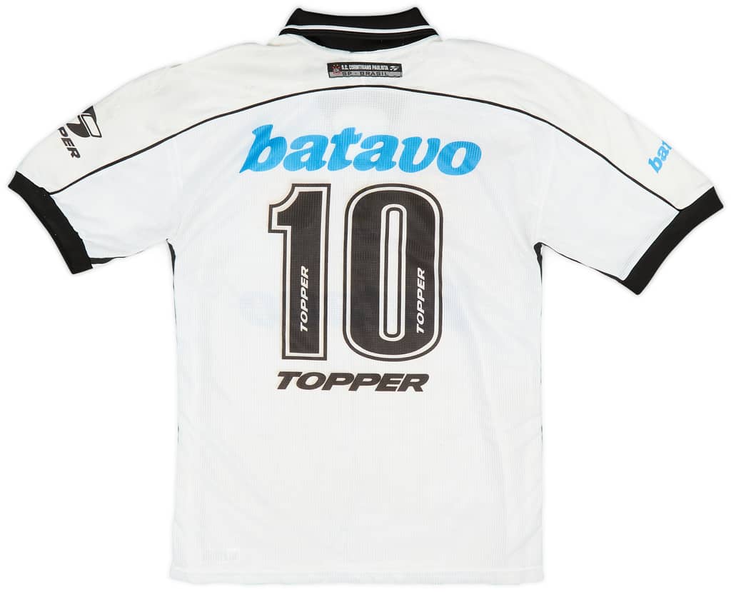 1999 Corinthians Home Shirt #10 - 8/10 - (M)