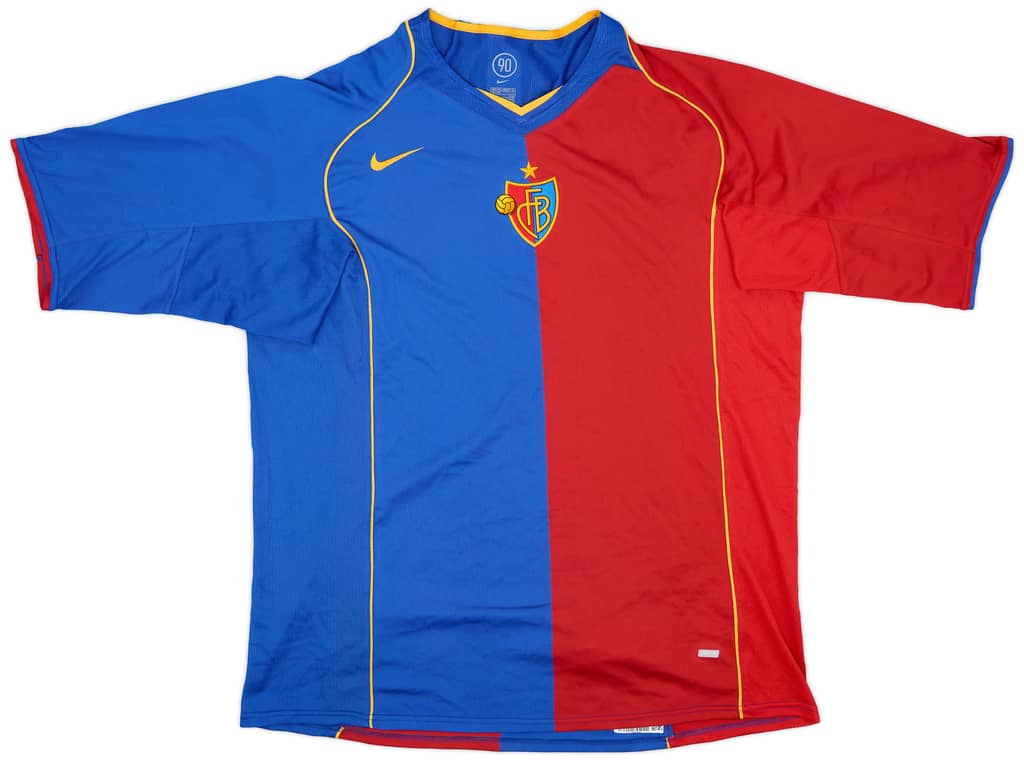 2004-05 FC Basel Home Shirt - 9/10 - (XXL)