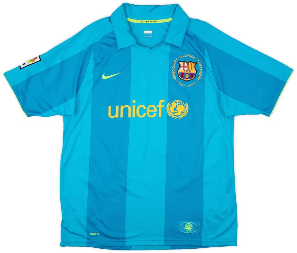 2007-09 Barcelona Away Shirt Messi #19 - 6/10 - (L)