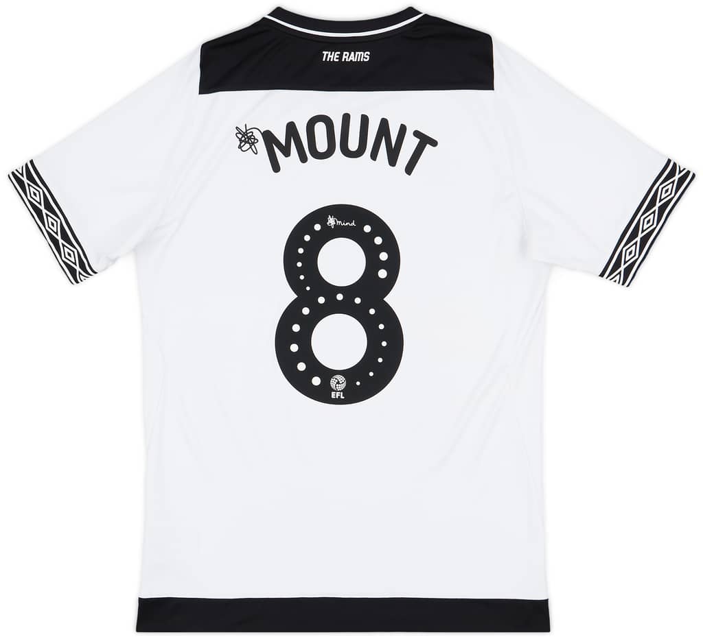2018-19 Derby County Home Shirt Mount #8 - 9/10 - (S)
