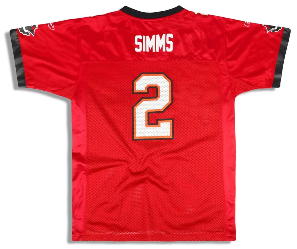 2005-06 Tampa Bay Buccaneers Simms #2 Reebok On Field Jersey (Home) Y