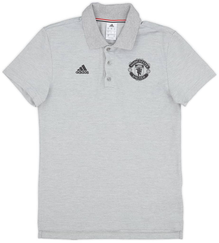 2015-16 Manchester United adidas Polo Shirt - 8/10 - (S)
