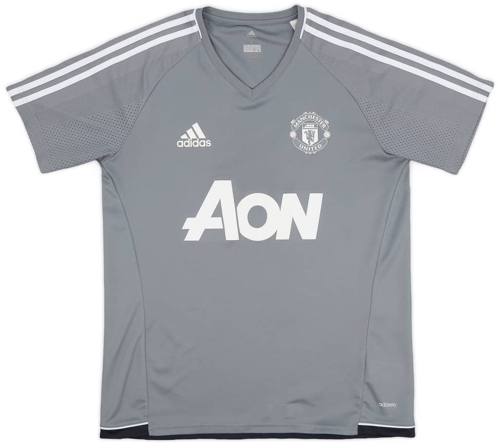 2017-18 Manchester United adidas Training Shirt - 8/10 - (L)