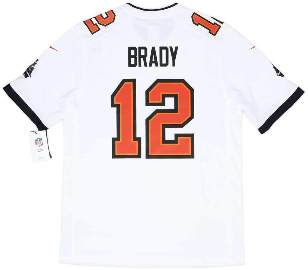 2020-22 Tampa Bay Buccaneers Brady #12 Nike Game Away Jersey (M)