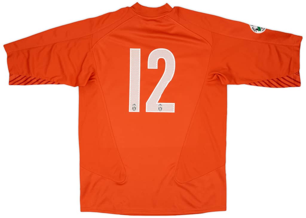2005-06 Juventus Match Issue GK S/S Shirt #12