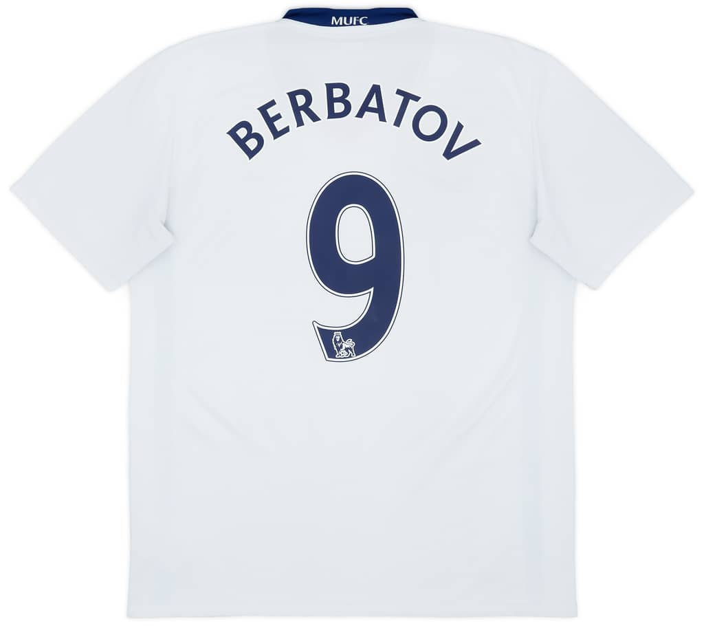 2008-10 Manchester United Away Shirt Berbatov #9 - 5/10 - (M)