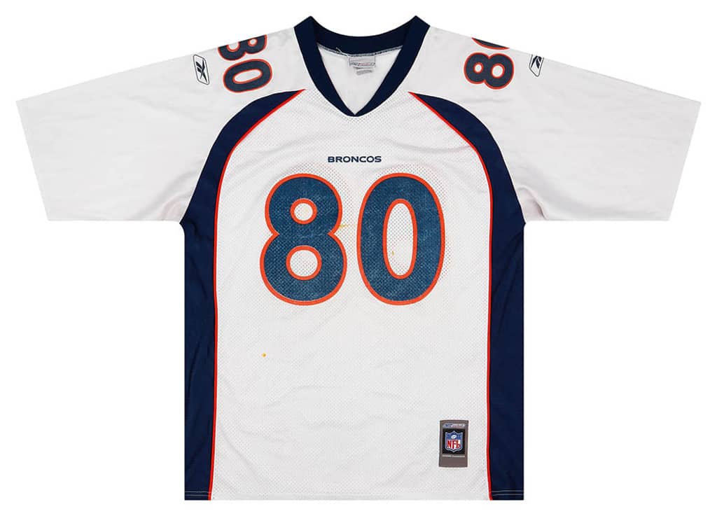 2001 Denver Broncos R. Smith #80 Reebok Jersey (Away) XL