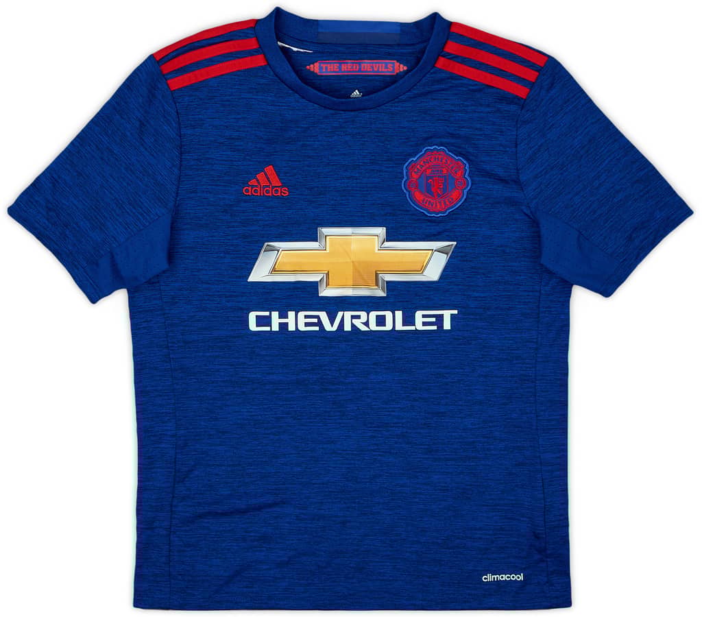 2016-17 Manchester United Away Shirt - 8/10 - (M.Boys)