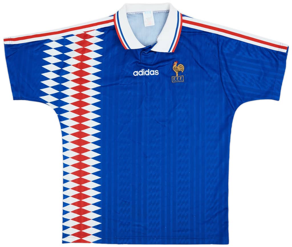 1994-96 France Home Shirt - 9/10 - (L/XL)