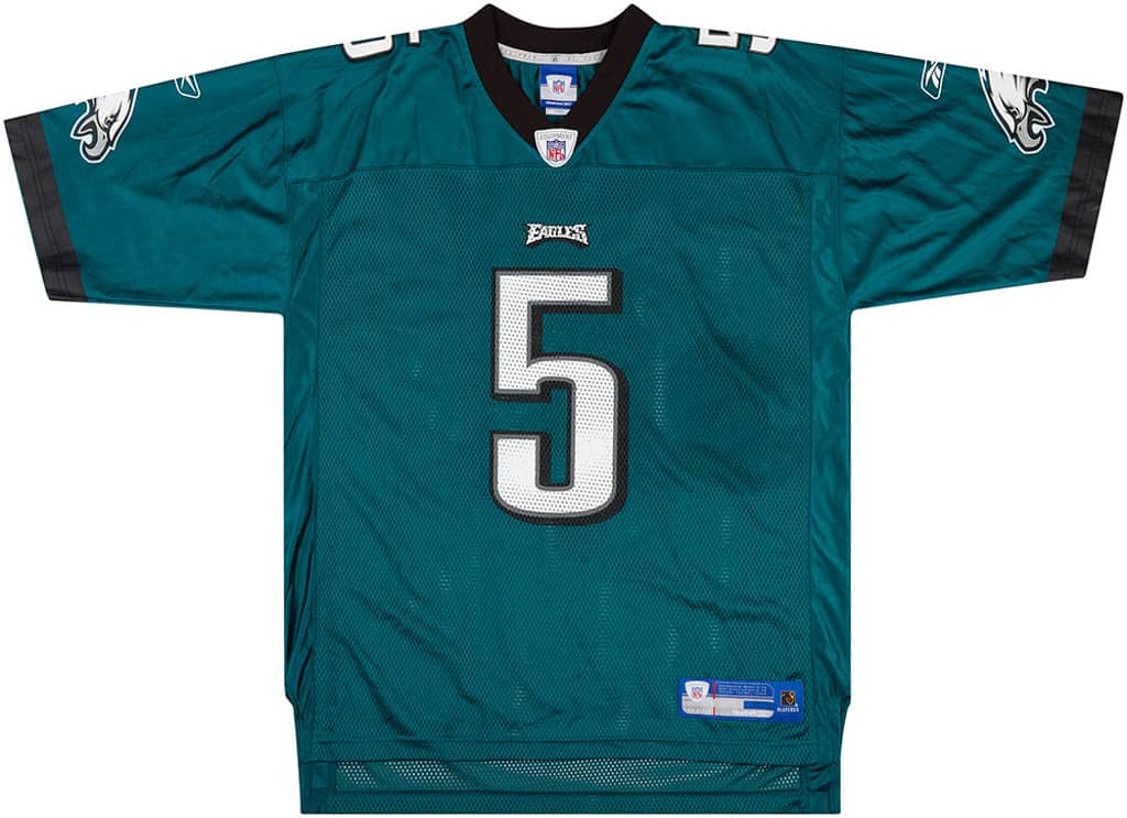 2005-06 Philadelphia Eagles McNabb #5 Reebok On Field Jersey (Home) Y