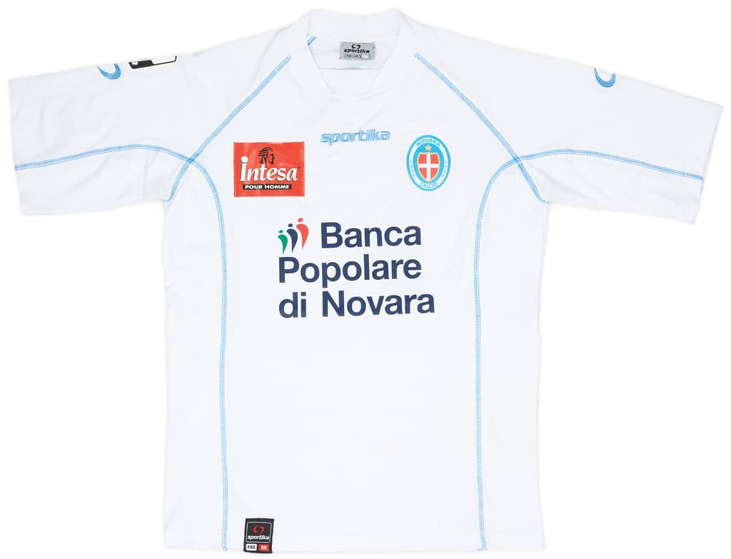 2010-11 Novara Match Issue Away Shirt Rigoni #10