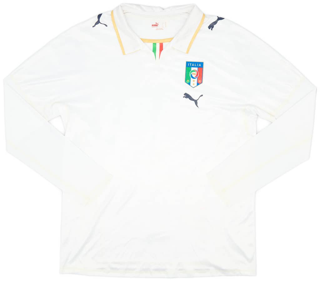2007-08 Italy Player Issue Away L/S Shirt - 9/10 - (XL)