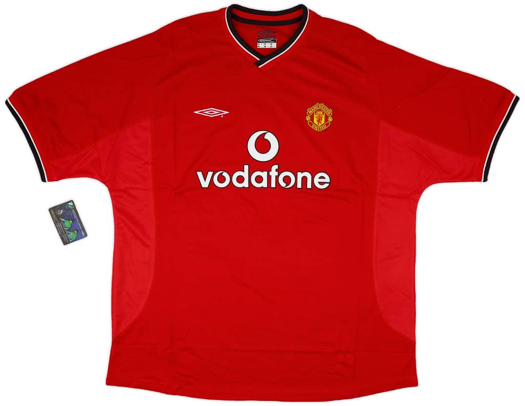 2000-02 Manchester United Home Shirt Beckham #7 (XXL)