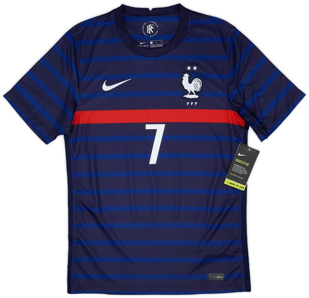 2020-21 France Home Shirt Griezmann #7 (S)