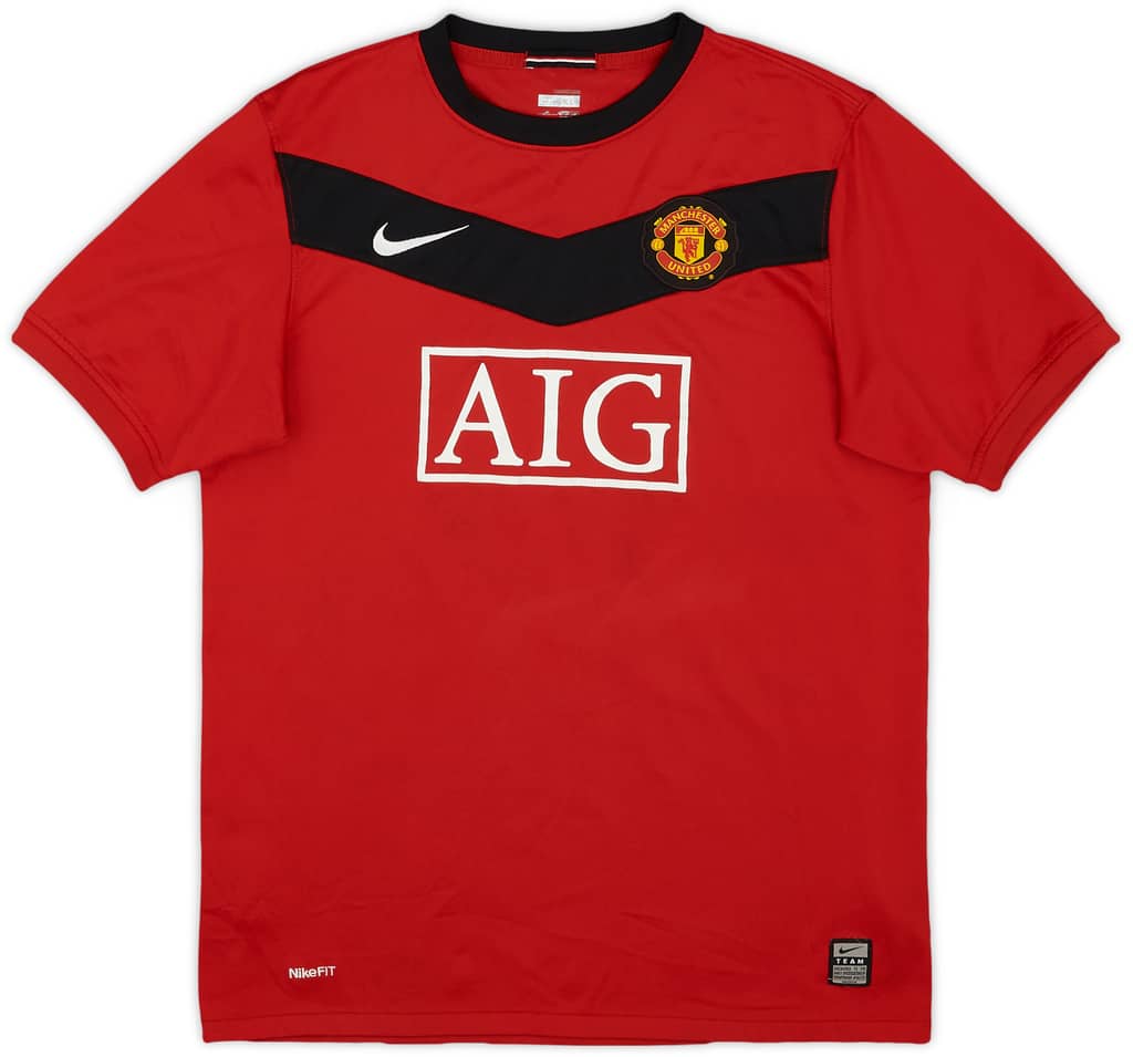 2009-10 Manchester United Home Shirt - 6/10 - (XL.Boys)