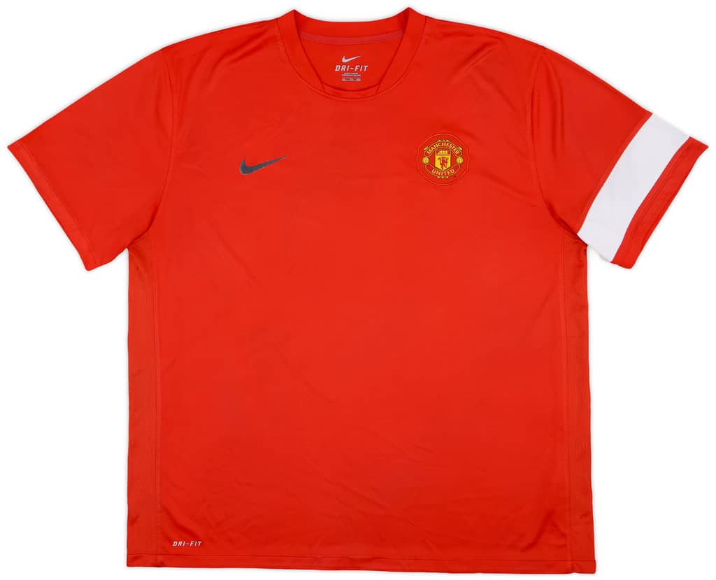 2010-11 Manchester United Nike Training Shirt - 8/10 - (XXL)